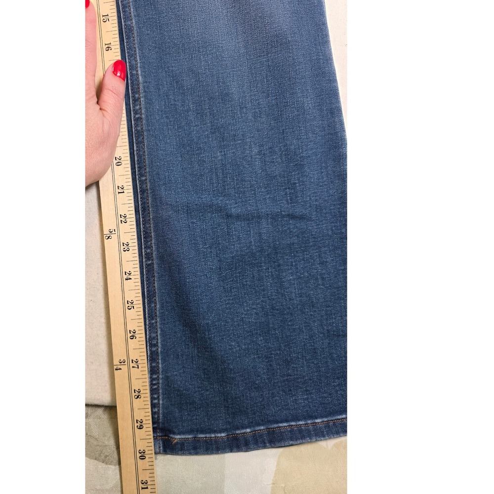 Democracy Itty Bitty Bootcut Jeans Womens 10 Blue Ab Solution Mid Rise Slimming - Picture 10 of 10